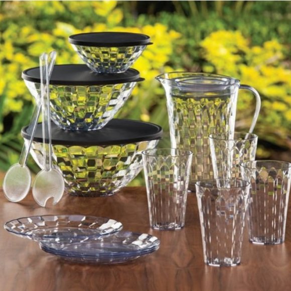 New Tupperware Ice Prism Serving Set - Picture 2 of 6
